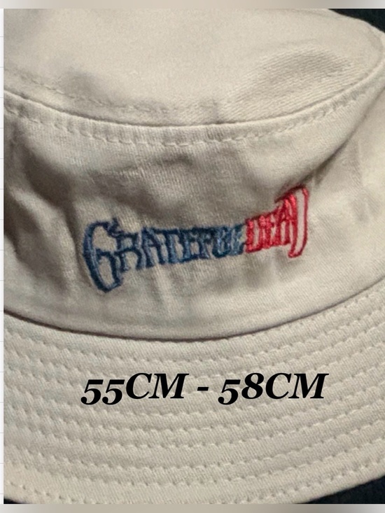 Grateful Dead Accessories - Grateful Dead Embroidered Casual Fishing Festival Tour Panama Unisex Bucket Hat